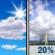 Friday: A slight chance of showers and thunderstorms after 2pm. Mostly sunny, with a high near 83. Friday: Mostly Sunny then Slight Chance Showers And Thunderstorms