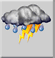 Nearby thunderstorm, Clear Nearby thunderstorm, Clear