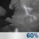 Saturday Night: A chance of showers and thunderstorms before 8pm, then showers and thunderstorms likely between 8pm and 5am. Mostly cloudy. Low around 75, with temperatures rising to around 78 overnight. Heat index values as high as 105. Northwest wind 3 to 8 mph. Chance of precipitation is 60%. New rainfall amounts between a half and three quarters of an inch possible. Saturday Night: Chance Showers And Thunderstorms then Showers And Thunderstorms Likely