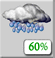 Monday: Rain showers likely. Cloudy. High near 77, with temperatures falling to around 75 in the afternoon. Northeast wind 10 to 14 mph. Chance of precipitation is 60%. New rainfall amounts between a half and three quarters of an inch possible. Monday: Rain Showers Likely